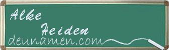 Alke Heiden Visitenkarte